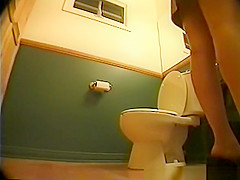 Two girls caught by peeing