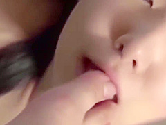 Two japanese girls lesbians sex leg