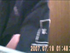 Unaware wife undress and into shower - Two Cameras