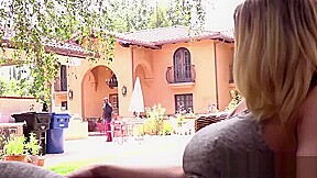 Upset Trophy Wife Kagney Linn Carter Fucks Her Friendly Neighbor