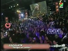 Upskirt fan video on a latino rap concert