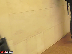 Upskirting video shows an amazing bubble butt
