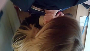 Valentine's Day blowjob on work
