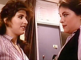 Vintage stewardess daydream