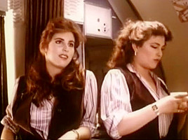 Vintage stewardess daydream