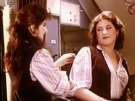 Vintage stewardess daydream