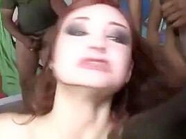 Violet Monroe Blowing Long Black Cocks At Blowbang
