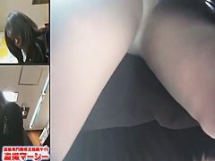 Wacky Japanese TV show with upskirt shots and multiple cameras