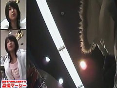 Wacky Japanese TV show with upskirt shots and multiple cameras