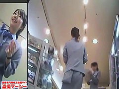 Wacky Japanese TV show with upskirt shots and multiple cameras