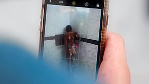 Wet ebony stepsister teen 18+ got hard fucked in the bathroom