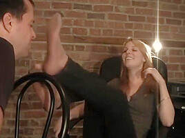 White Girl Feet Girl Takes Advantage Of My Step brothers Foot Fetish Femdom