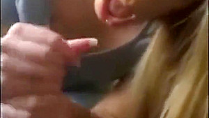 White Slutty teen 18+ Sucking BBC then Swallow Load