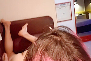 White Tranny Swallows Her Boyfriends Cock With Her Sexy Mouth While Getting Her Ass Fingered