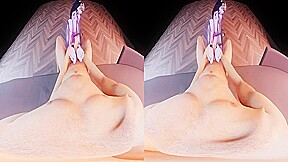 Widowmaker FootJob With Sound HentaiVR
