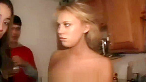 Wife giving blowjobs at Swinger's Party
