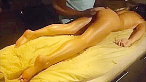 Wife honeymoon massage