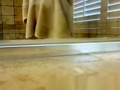 Wife taking a shower