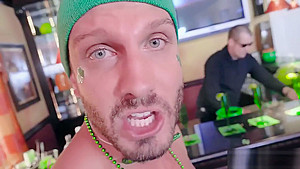 Wild blonde teens 18+ got banged at a crazy Irish party