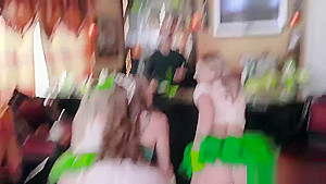 Wild blonde teens 18+ got banged at a crazy Irish party