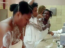 Women in shower
