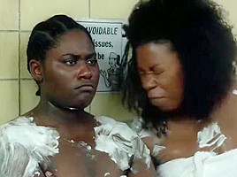 Women in shower