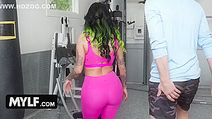 Xwife Karen In Great Homemade Workout With Curvy Milf And Her Hung Personal Trainer