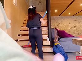 Young Latina Perfect Ass Maid Fucks Her Boss While Cleaning His House 1