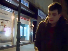 Young twink rimmed by mature euro