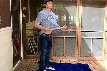 [abx][1][011] - Strip And Cum Outdoors