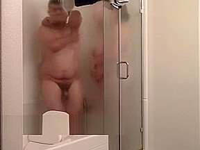 cheating BBW in shower