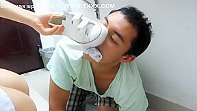 小雪与闺蜜原味丝脚棉袜红帆s