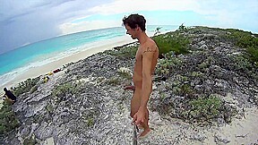 erection on the beach in cuba