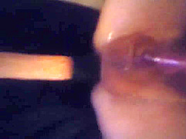 getting fucked with dildo machine