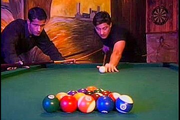 hungarian playgirl double permeated on a pool table