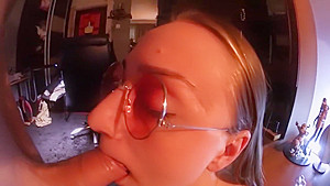 in glasses suck big dick