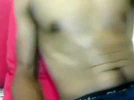 indian boy showing his body