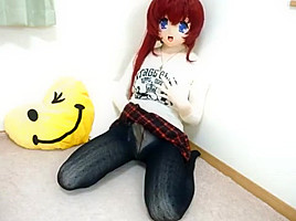 kigurumi stroking