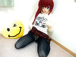 kigurumi stroking