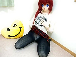 kigurumi stroking