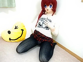 kigurumi stroking