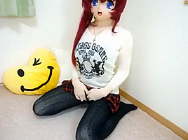 kigurumi stroking