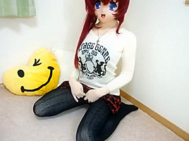 kigurumi stroking