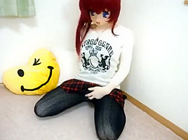 kigurumi stroking