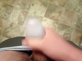 kitchen jerk while wife is in shower