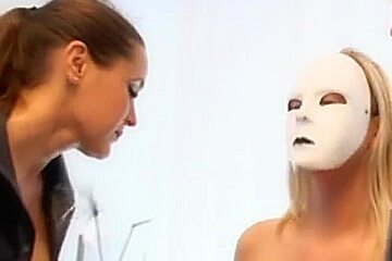 latex lesbian pump threesome