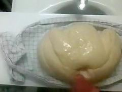 of fucking a homemade dough bbw pussy