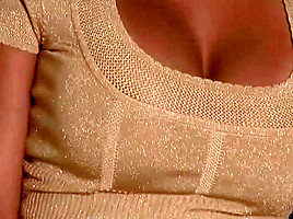 pantyhose milf gold dress