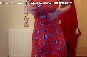 posh girl playing in panties
