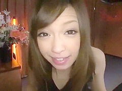 pretty Japanese sucks cock for you